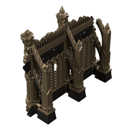Gothic Foldable 40k 11th Edition Terrain - Tournament Compatible