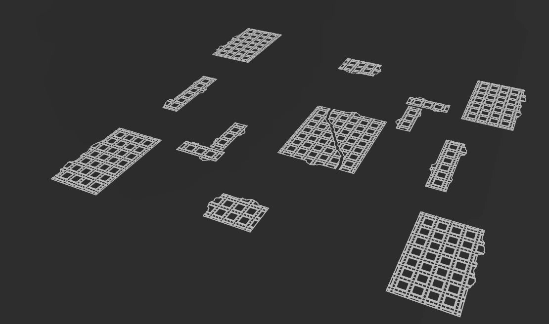 Area Terrain Templates for Warhammer 40K 11th Edition