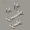 Bluffs of Blackledge Tabletop Terrain: Rope Bridge Set - GameCraft