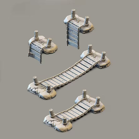 Bluffs of Blackledge Tabletop Terrain: Rope Bridge Set - GameCraft