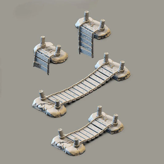 Bluffs of Blackledge Tabletop Terrain: Rope Bridge Set - GameCraft