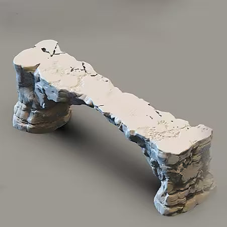 Bluffs of Blackledge Tabletop Terrain: Narrow Arch - GameCraft