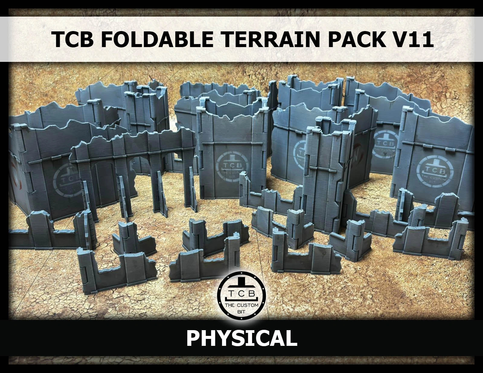 Full 11th edition 40k fold-flat terrain set