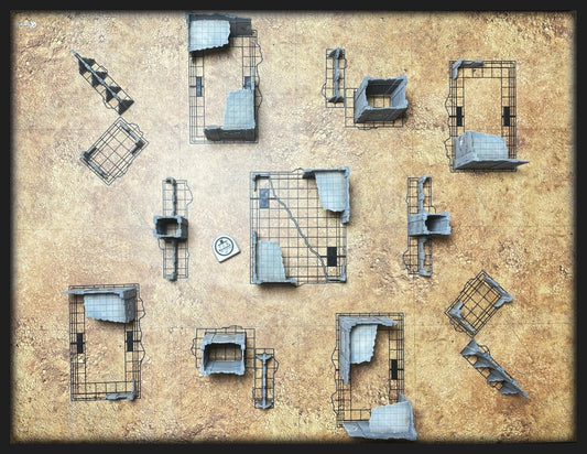 Full 11th edition 40k fold-flat terrain set