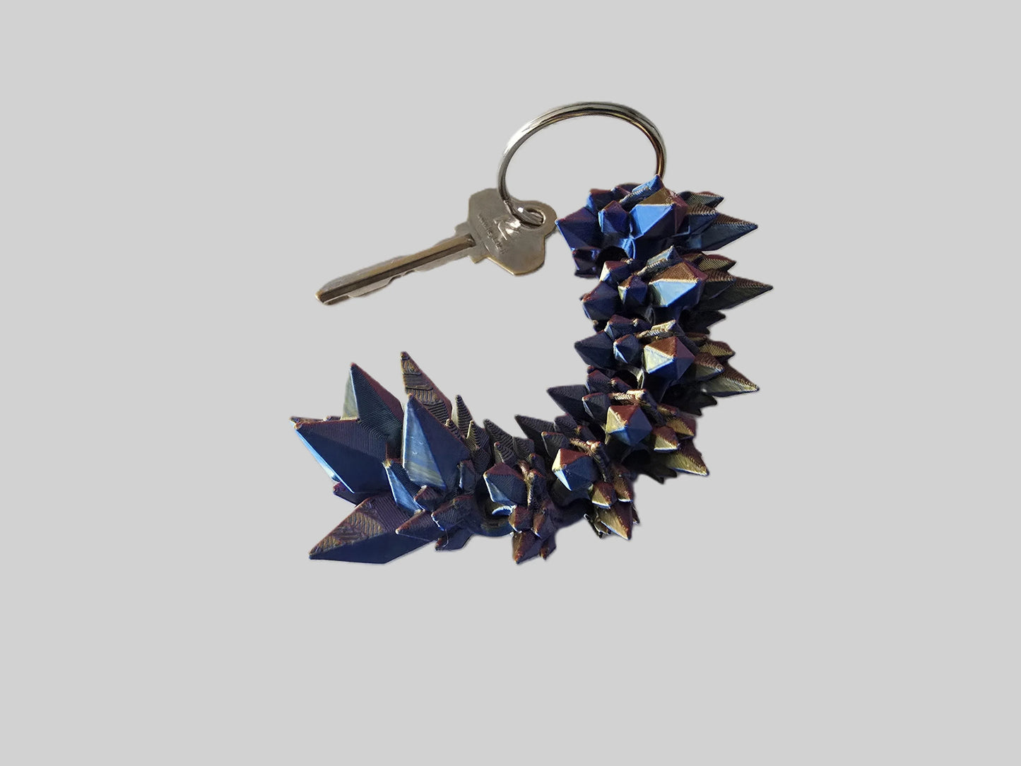 Crystal Dragon Tail Keyring - GameCraft