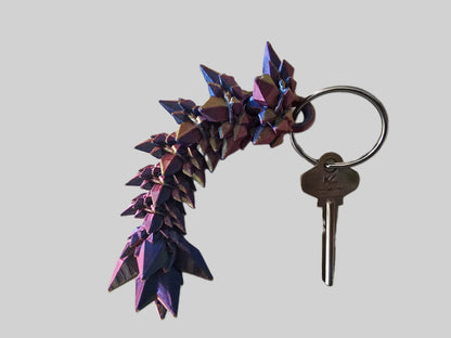 Crystal Dragon Tail Keyring - GameCraft