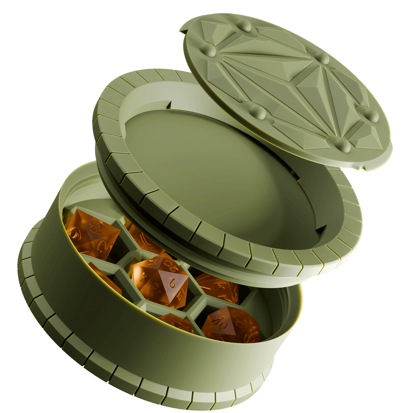 DnD Dice Holder and Organiser - Plain (Dice)