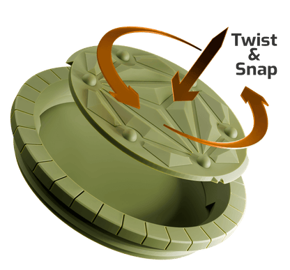 DnD Dice Holder and Organiser - Plain (Dice)