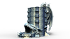 dice tower that can also hold a beverage can with dragon handle 