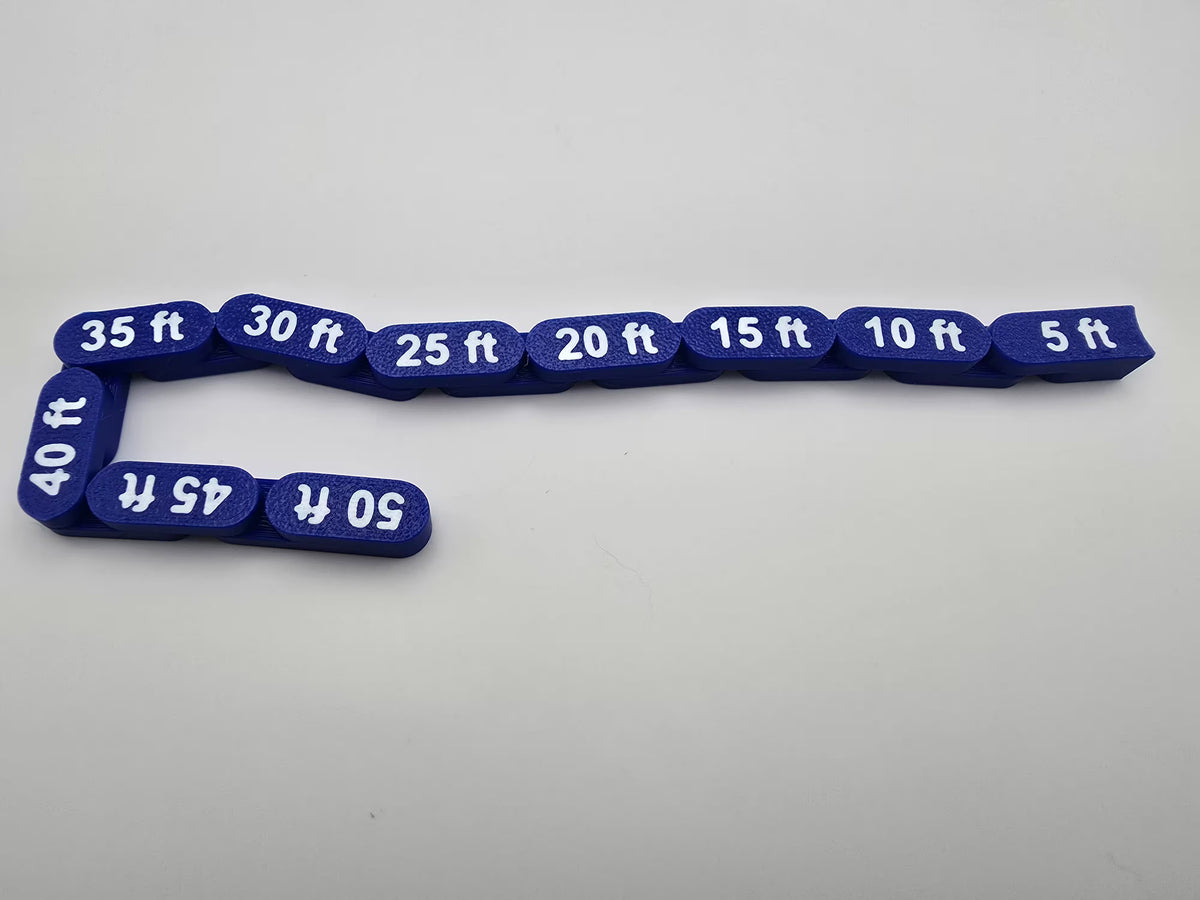 Dnd Distance Ruler Printable Flexible Jointed Chain Ruler for Wargaming and DnD – GameCraft
