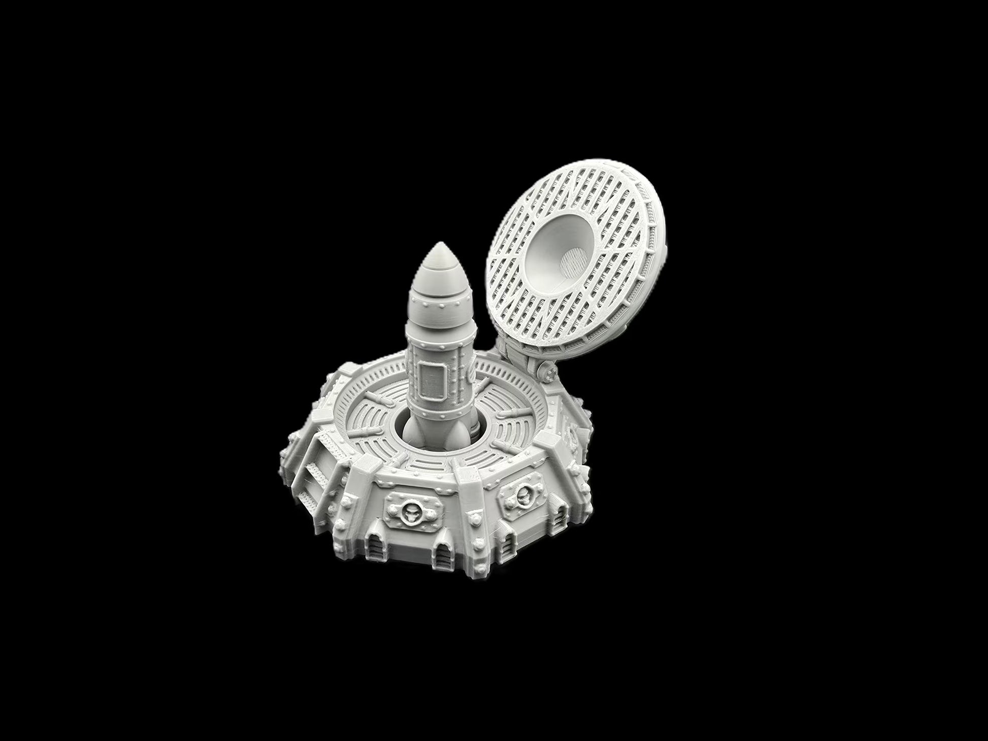 Gothic Fortress - Missile Silo Tabletop Terrain - GameCraft