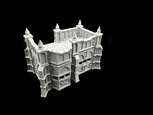 Gothic Fortress - Small Bunker Tabletop Terrain - GameCraft