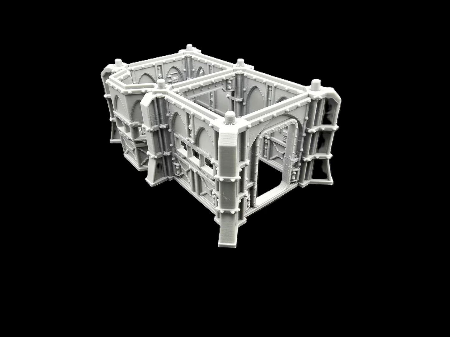 Gothic Fortress - Small Bunker Tabletop Terrain - GameCraft