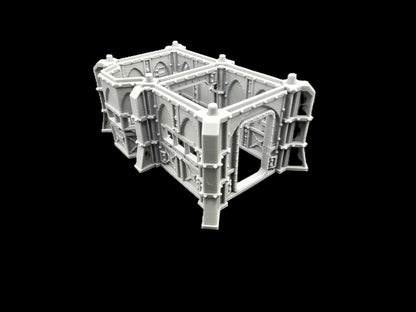 Gothic Fortress - Small Bunker Tabletop Terrain - GameCraft