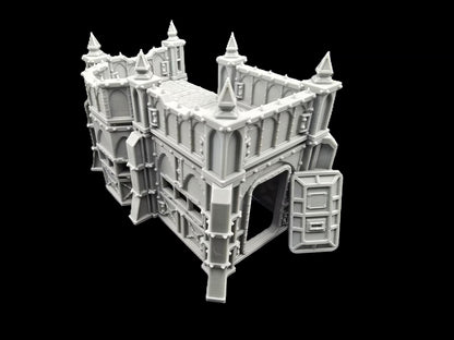 Gothic Fortress - Small Bunker Tabletop Terrain - GameCraft