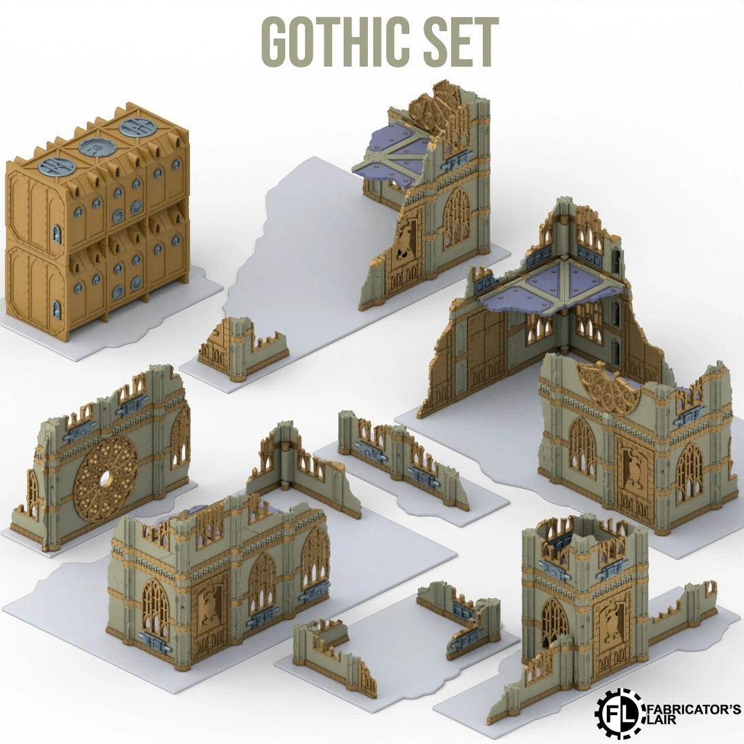 Warhammer 40K Gothic Terrain Set NZ – Foldable 11th Edition Compatible Terrain
