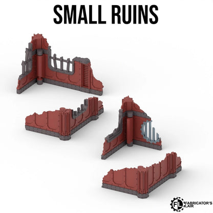 Multi-colour 3D printed industrial terrain for Warhammer 40K