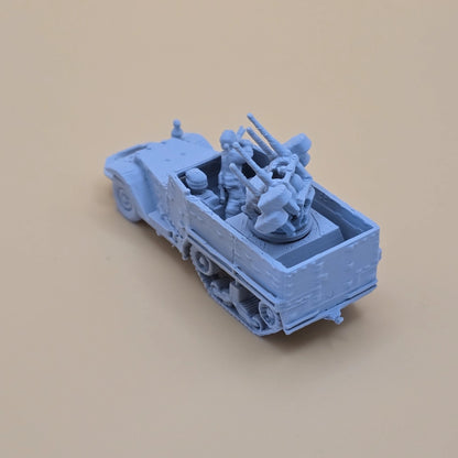 15mm M16 MGMC US anti-aircraft halftrack model