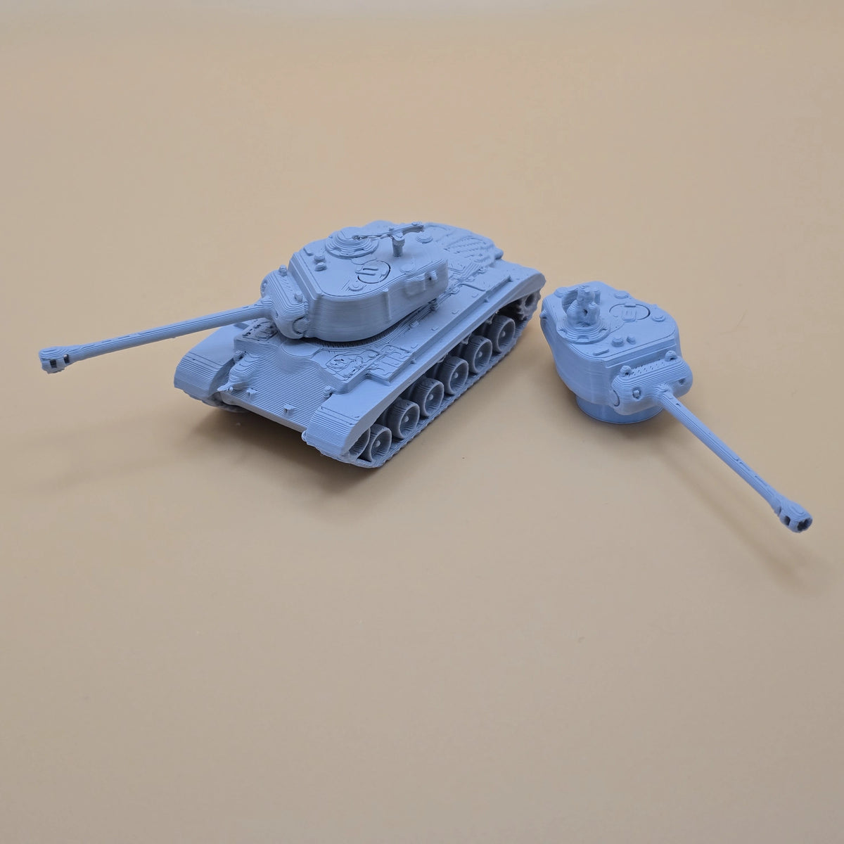 15mm M26 Pershing US late-war tank model