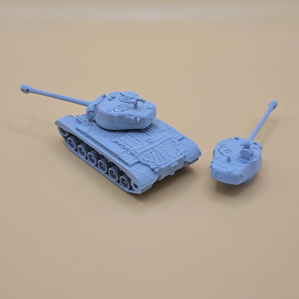 15mm M26 Pershing US late-war tank model
