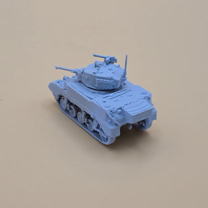 15mm M5A1 Stuart US light tank model