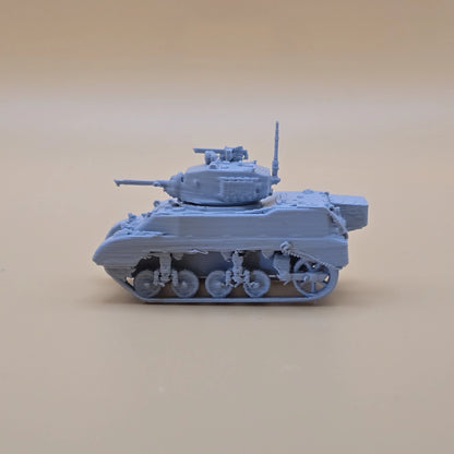 15mm M5A1 Stuart US light tank model