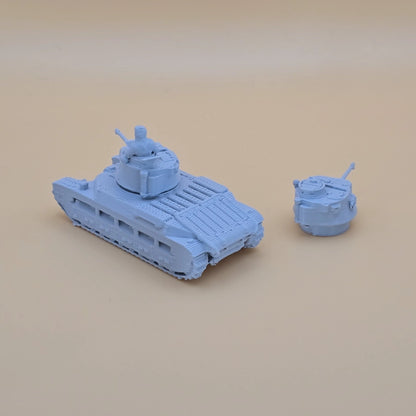 WW2 Matilda II tank for 15mm wargaming
