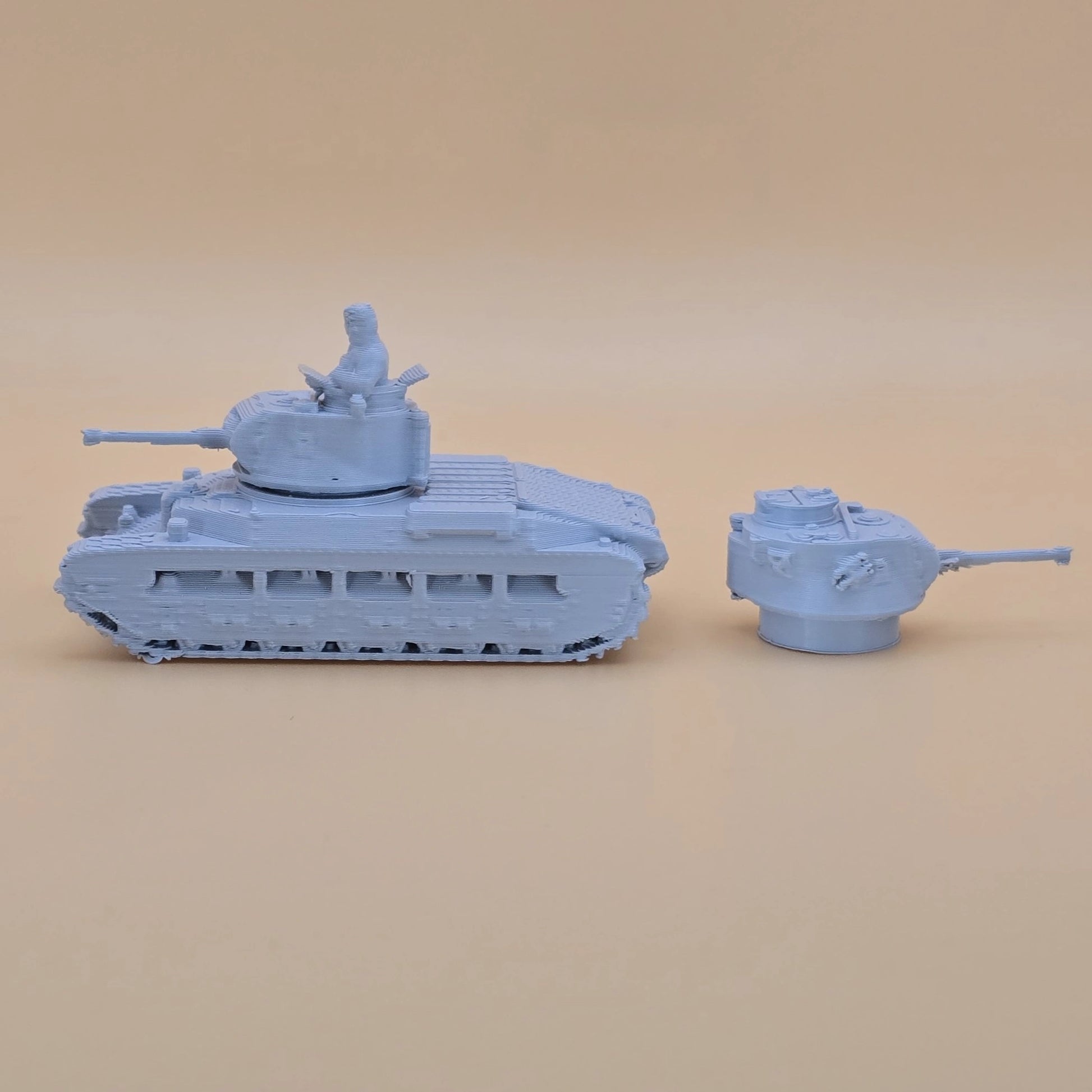 WW2 Matilda II tank for 15mm wargaming