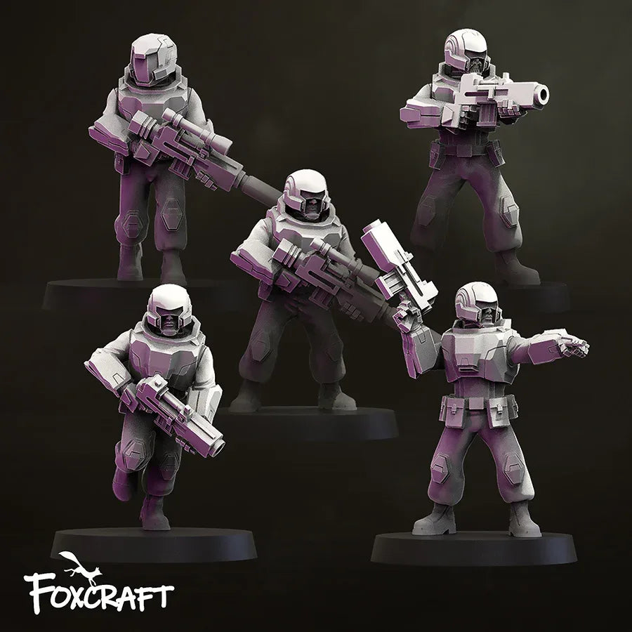 Orbital Armoured Corps Miniatures - Rangers Platoon - GameCraft