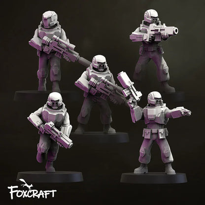 Orbital Armoured Corps Miniatures - Rangers Platoon - GameCraft