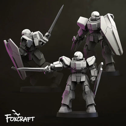 Orbital Armoured Corps Miniature - Vanguard Warden Platoon - GameCraft