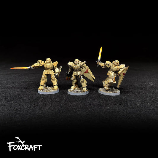 Orbital Armoured Corps Miniature - Vanguard Warden Platoon - GameCraft