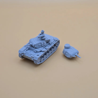 WW2 Panzer III Ausf. J Medium Tank for 15mm wargaming