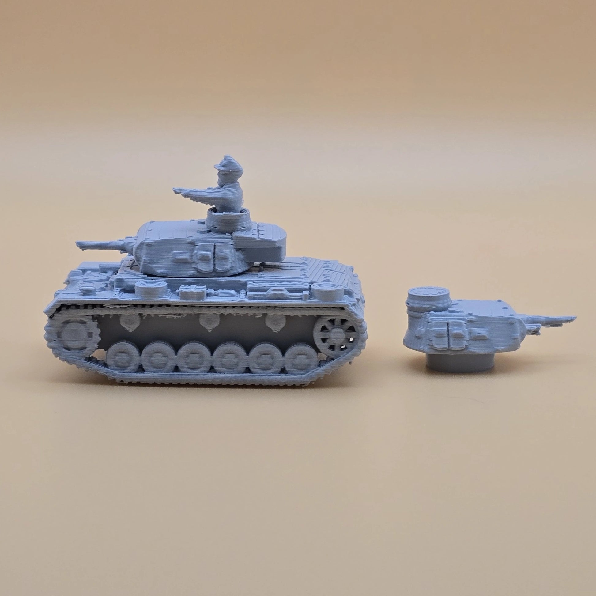 WW2 Panzer III Ausf. J Medium Tank for 15mm wargaming