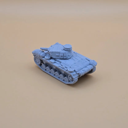 WW2 Panzer III Ausf. N Support Tank for 15mm wargaming