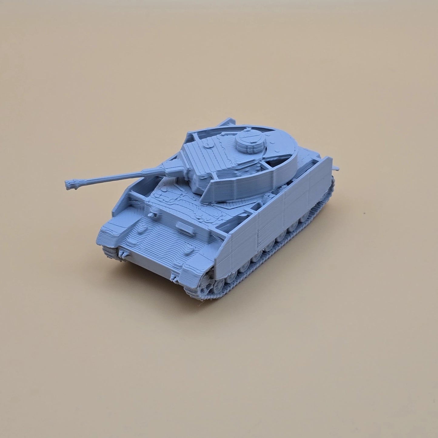 WW2 Panzer IV Ausf. F Medium Tank for 15mm wargaming