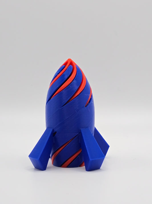 Rocket Fidget Blue Red