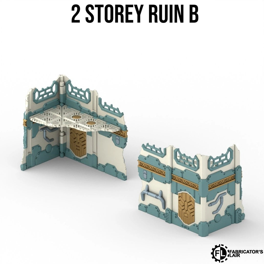 Multi-colour 3D printed terrain for Warhammer 40K