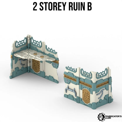 Multi-colour 3D printed terrain for Warhammer 40K