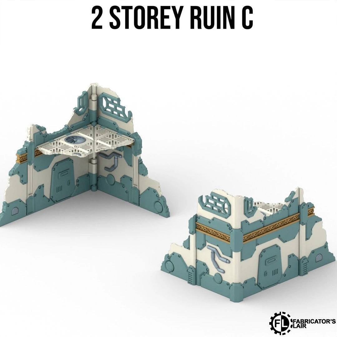 Multi-colour 3D printed terrain for Warhammer 40K