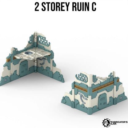 Multi-colour 3D printed terrain for Warhammer 40K