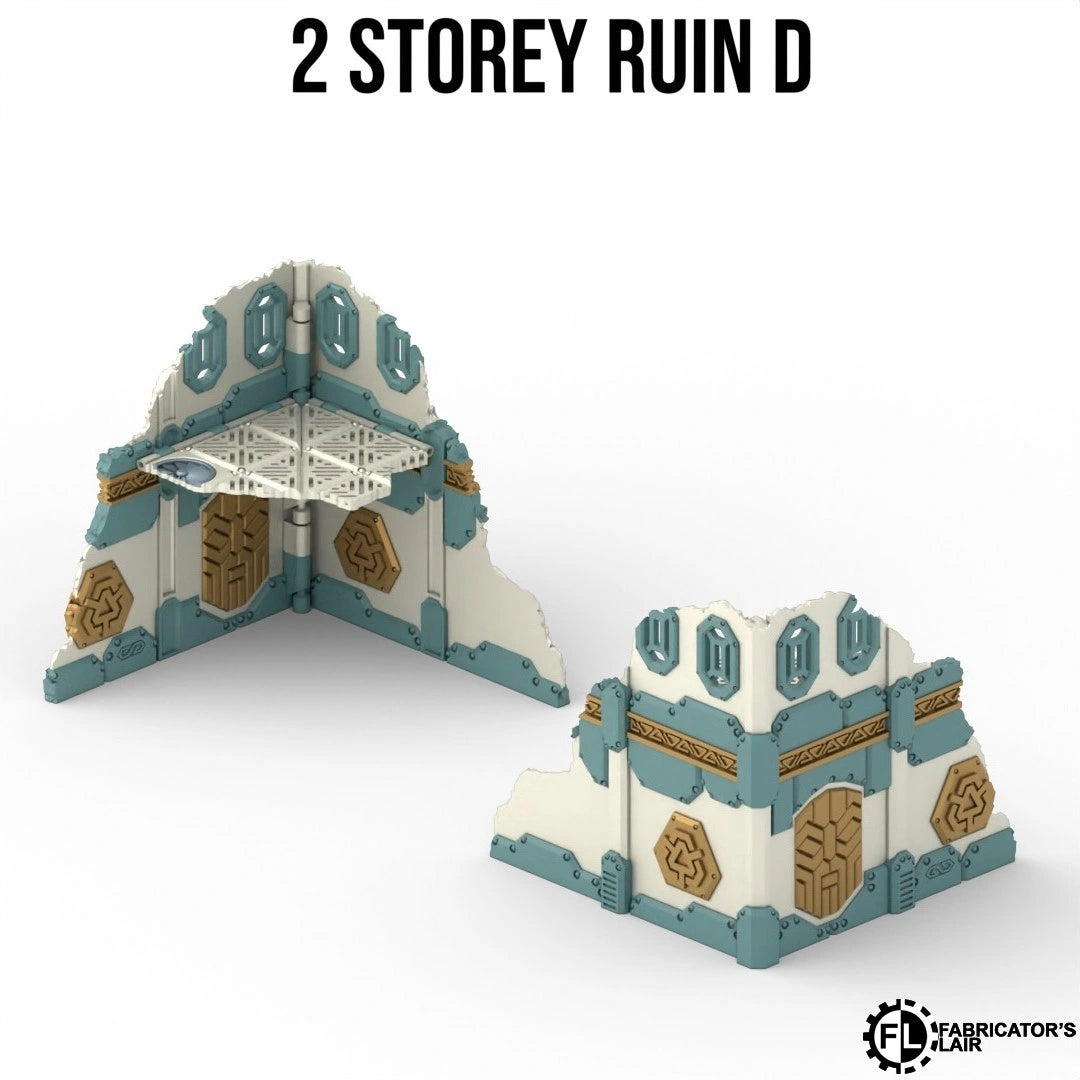 Multi-colour 3D printed terrain for Warhammer 40K