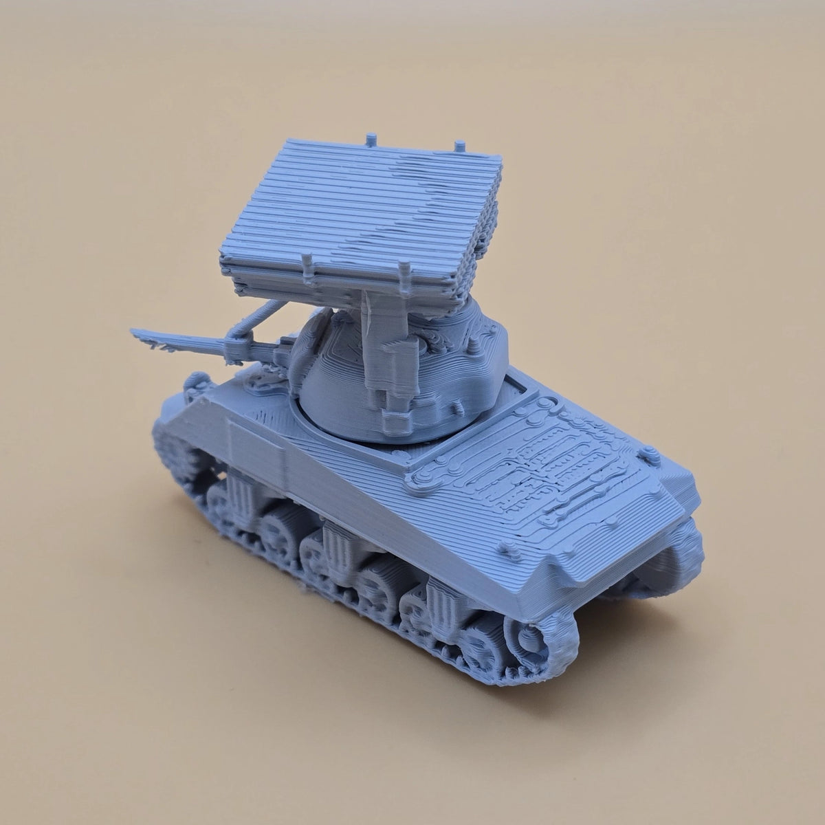 15mm T34 Sherman Calliope tank with rocket launcher