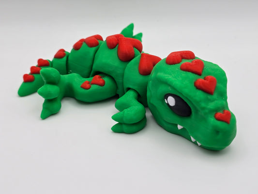 Flexi Dragon - Tiny Heart T-Rex