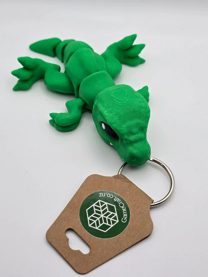 Tiny T-Rex Bag Charm Keyring - GameCraft