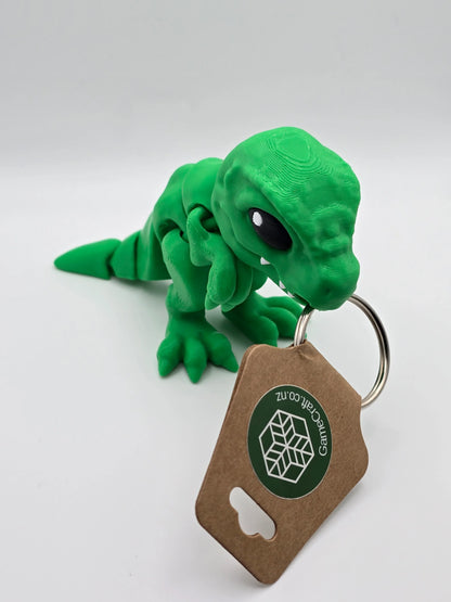 Tiny T-Rex Bag Charm Keyring - GameCraft