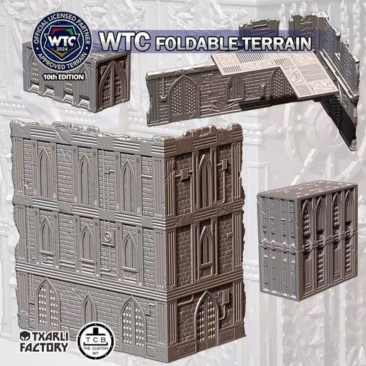 Warhammer 40k Folding Terrain - Cathedral - WTC Compatible - GameCraft