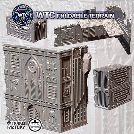Warhammer 40k Folding Terrain - Industrial - WTC Compatible - GameCraft