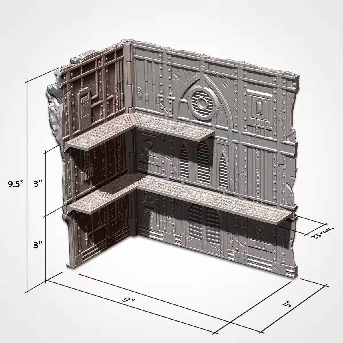 Warhammer 40k Folding Terrain - Industrial - WTC Compatible - GameCraft