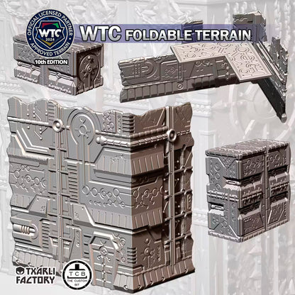 Warhammer 40k Folding Terrain - Slumbering Machines - WTC Compatible - GameCraft